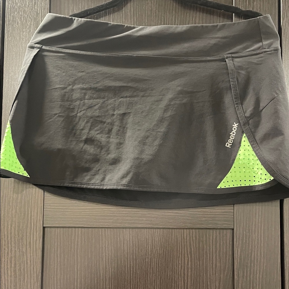 Reebok Black and Lime Sport Skort